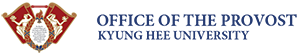OFFICE OF THE PROVOST, KYUNG HEE UNIVERSITY